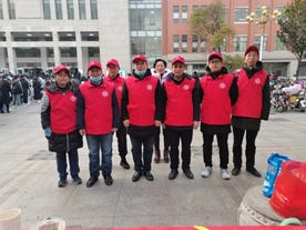 安全学院师生温情传递,助力考研